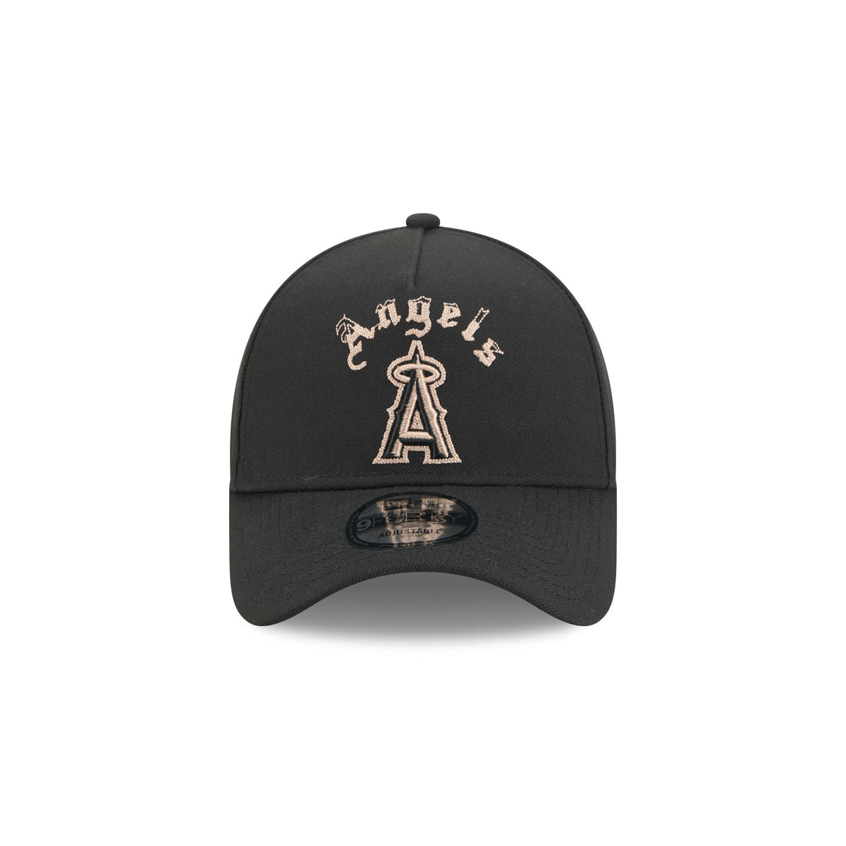 Los Angeles Angels Gothic Lettering 9FORTY A-Frame Snapback Hat
