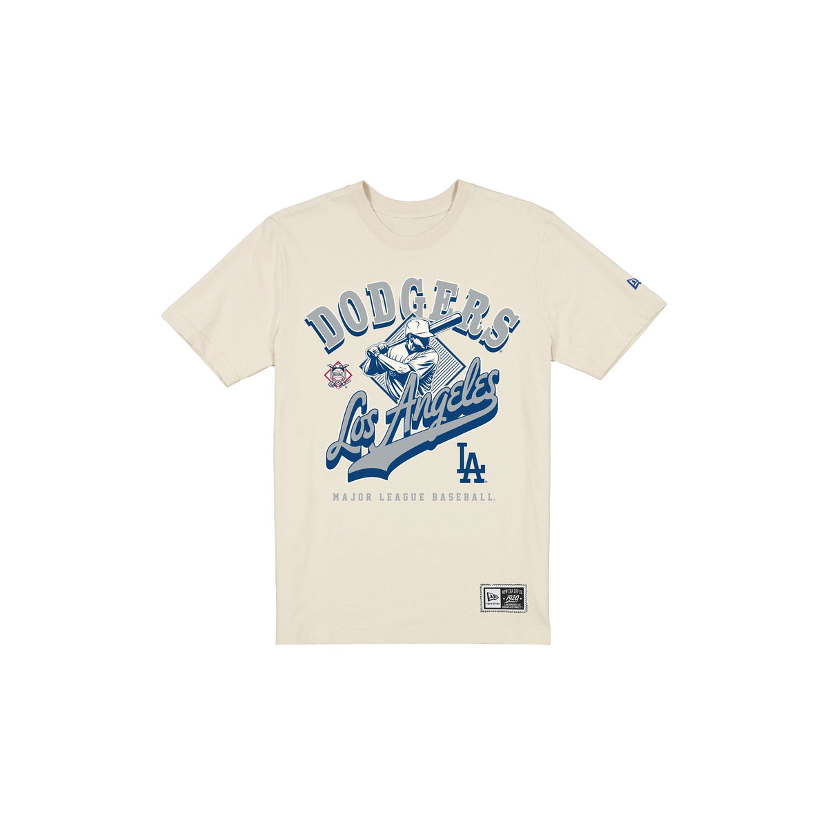 Los Angeles Dodgers Throwback Batter Chrome White T-Shirt