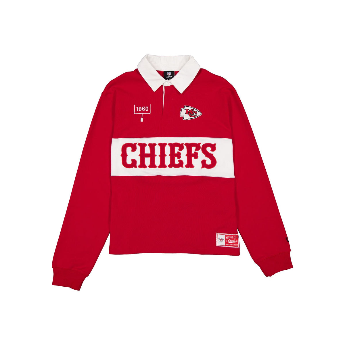 Kansas City Chiefs Long-Sleeve Rugby T-Shirt