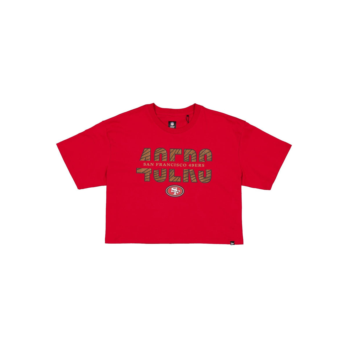 San Francisco 49ers Women's Cropped Split T-Shirt