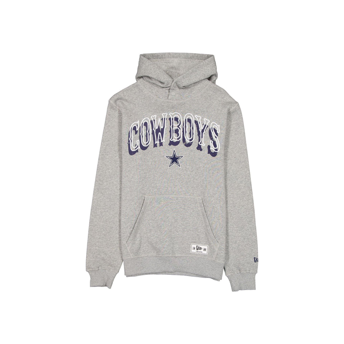 Dallas Cowboys Heather Gray Varsity Hoodie