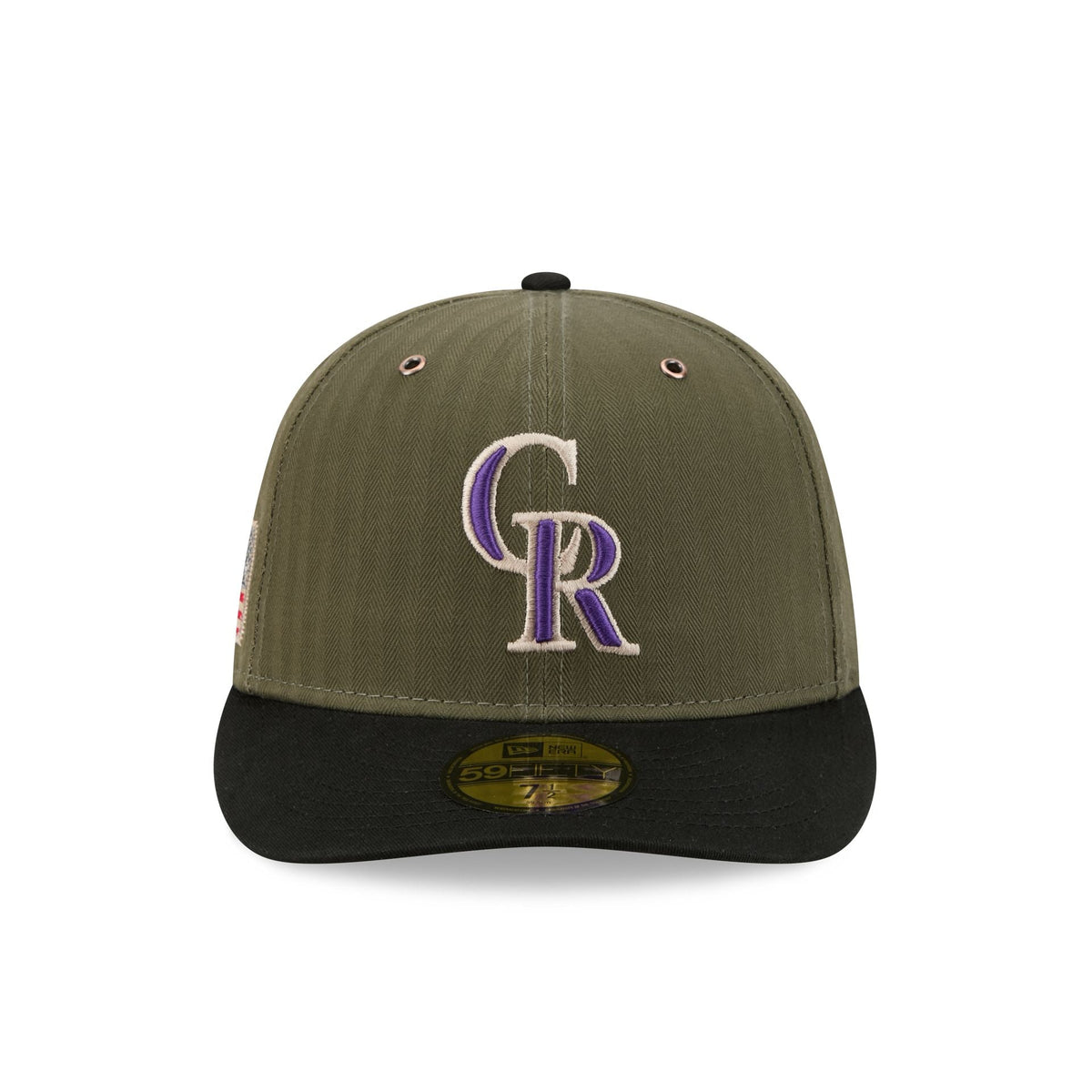 Colorado Rockies Three Looms American Herringbone 59FIFTY Fitted Hat