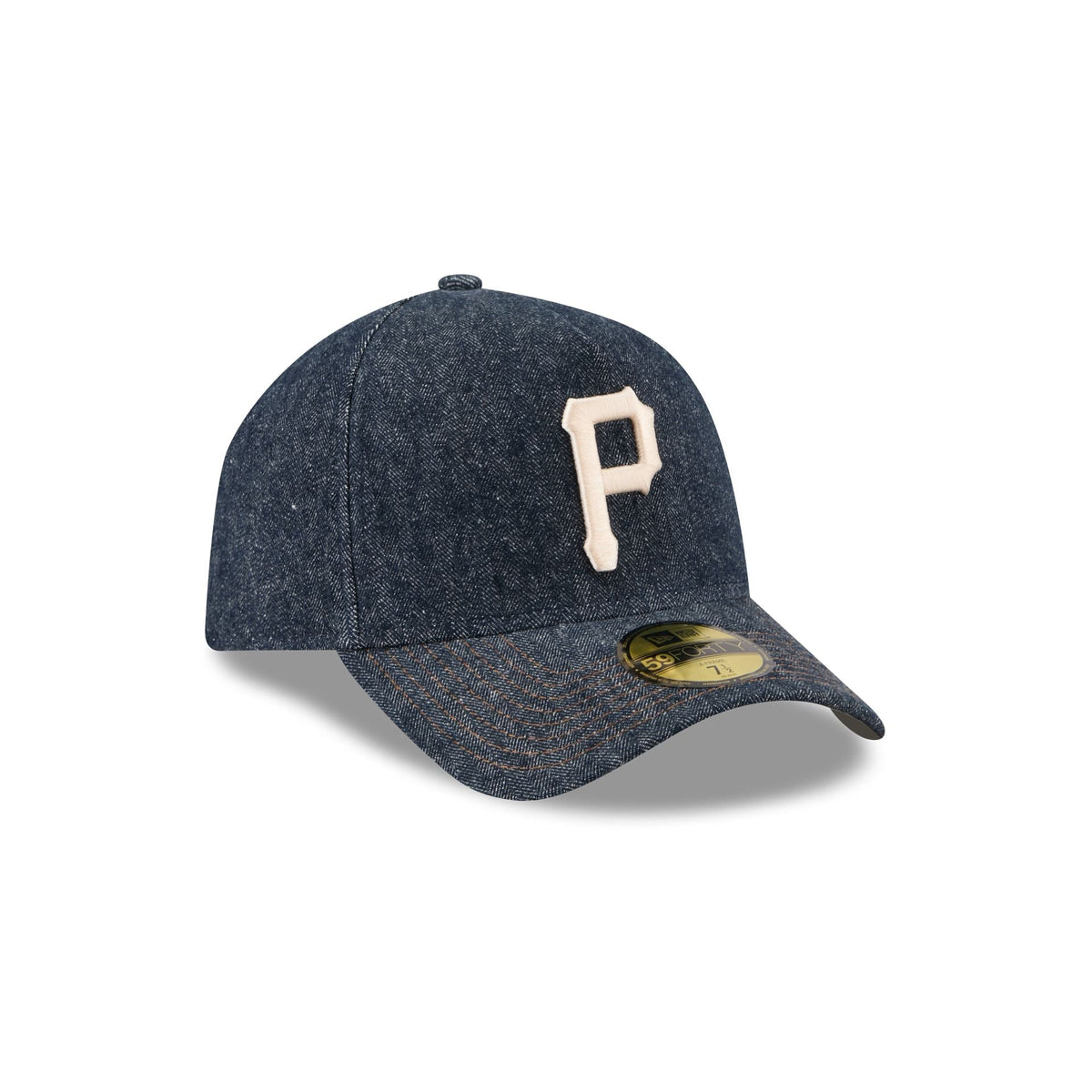 Pittsburgh Pirates Denim 59FORTY A-Frame Fitted Hat