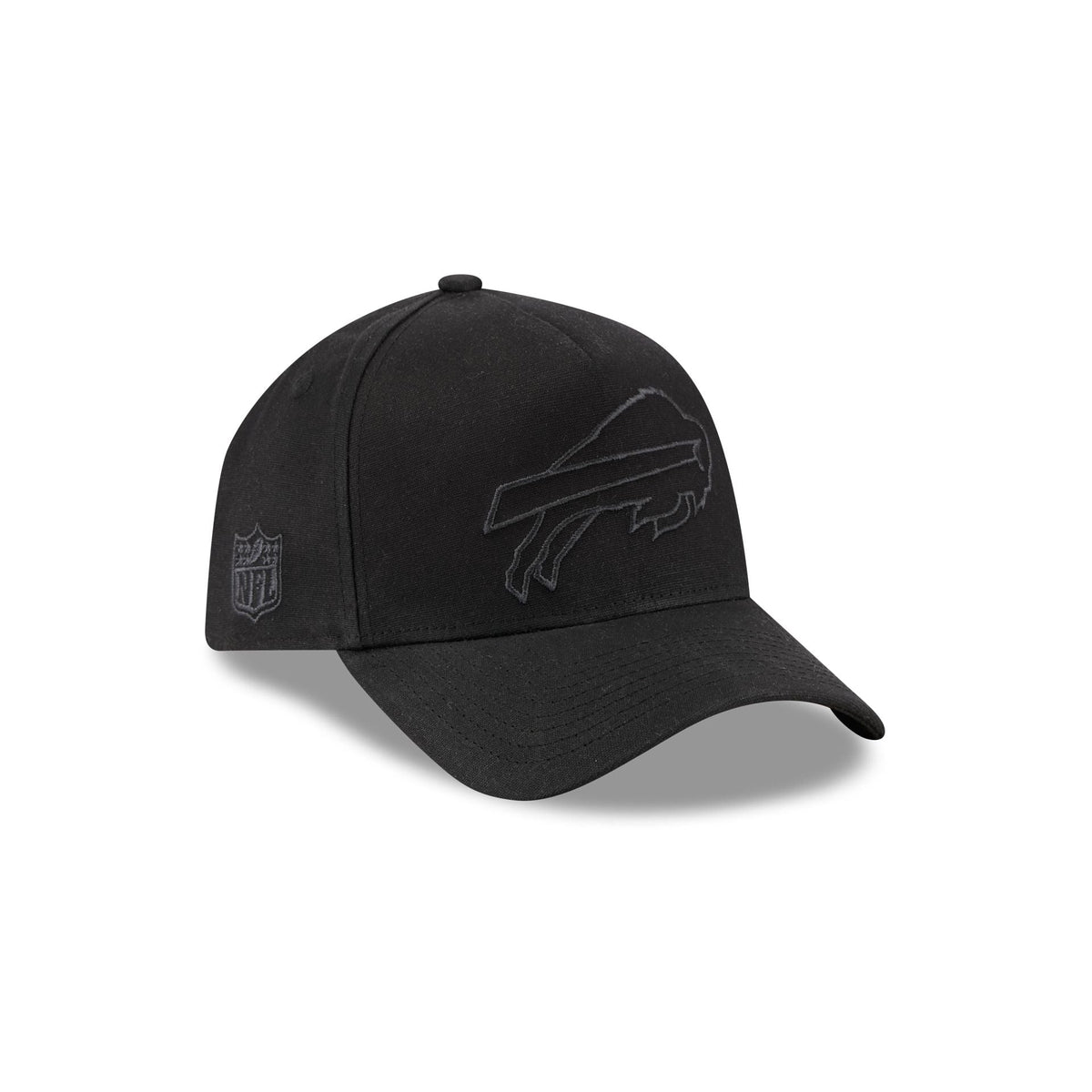 Buffalo Bills Waxed Canvas Black 59FORTY A-Frame Fitted Hat