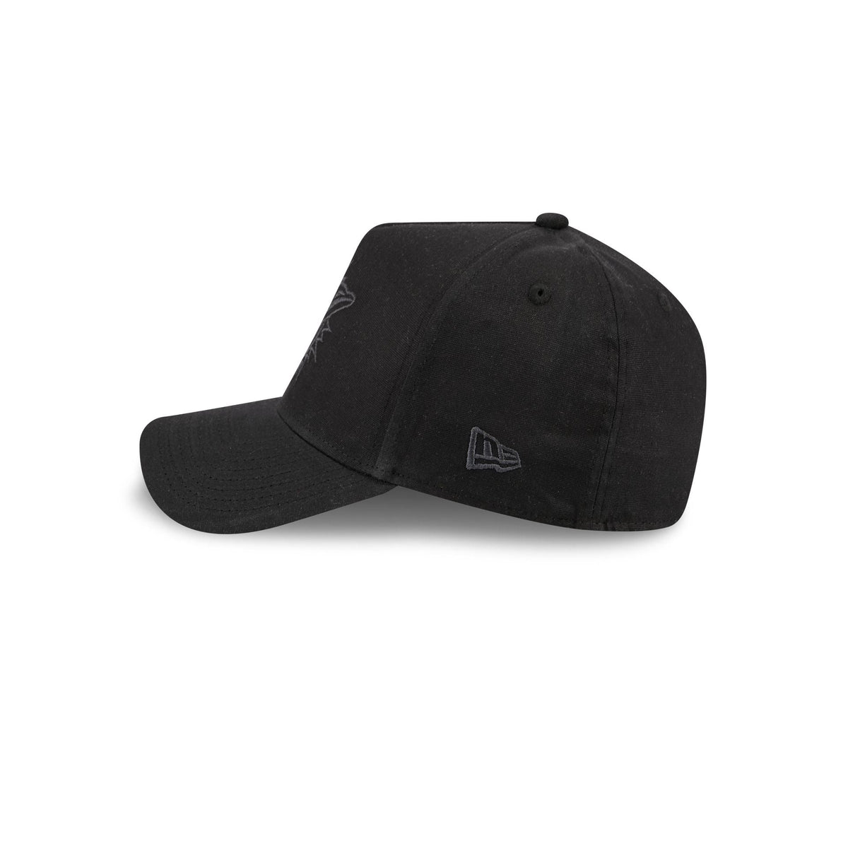Miami Dolphins Waxed Canvas Black 59FORTY A-Frame Fitted Hat