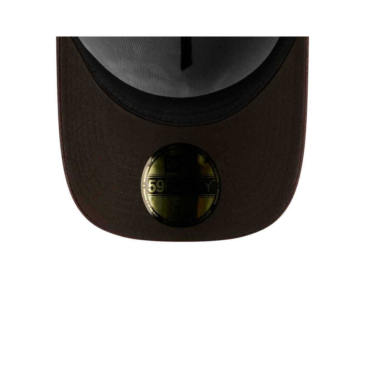 Detroit Lions Waxed Canvas Brown 59FORTY A-Frame Fitted Hat