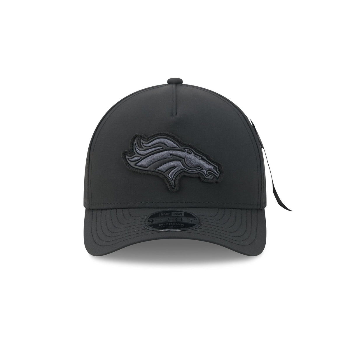 Alpha Industries x Denver Broncos Nylon Black 9FORTY M-Crown A-Frame Snapback Hat