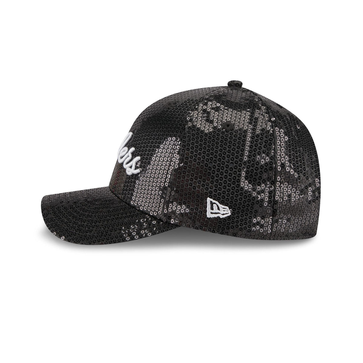 Las Vegas Raiders Sequin Script Women's 9FORTY M-Crown Snapback Hat