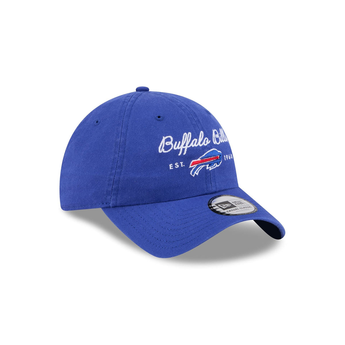 Buffalo Bills Script Wordmark Casual Classic Adjustable Hat