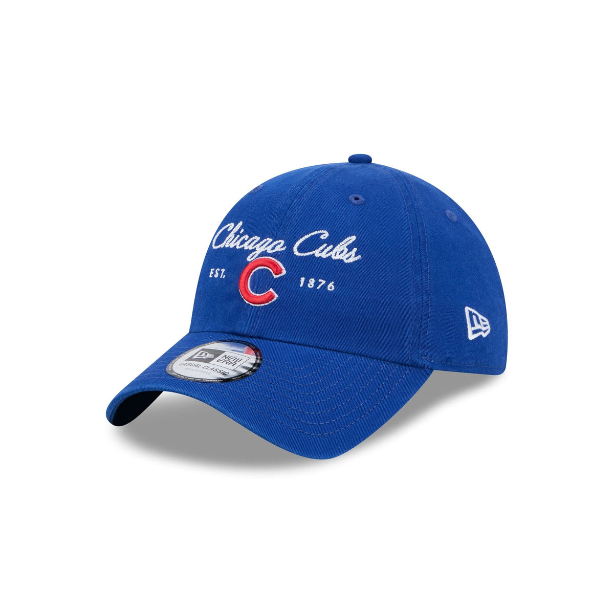 Chicago Cubs Script Wordmark Casual Classic Adjustable Hat