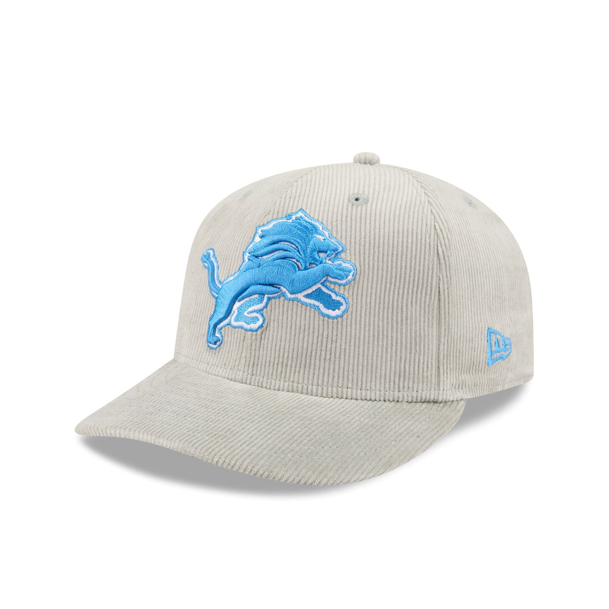 Detroit Lions Light Gray Corduroy 59FIFTY Fitted Hat