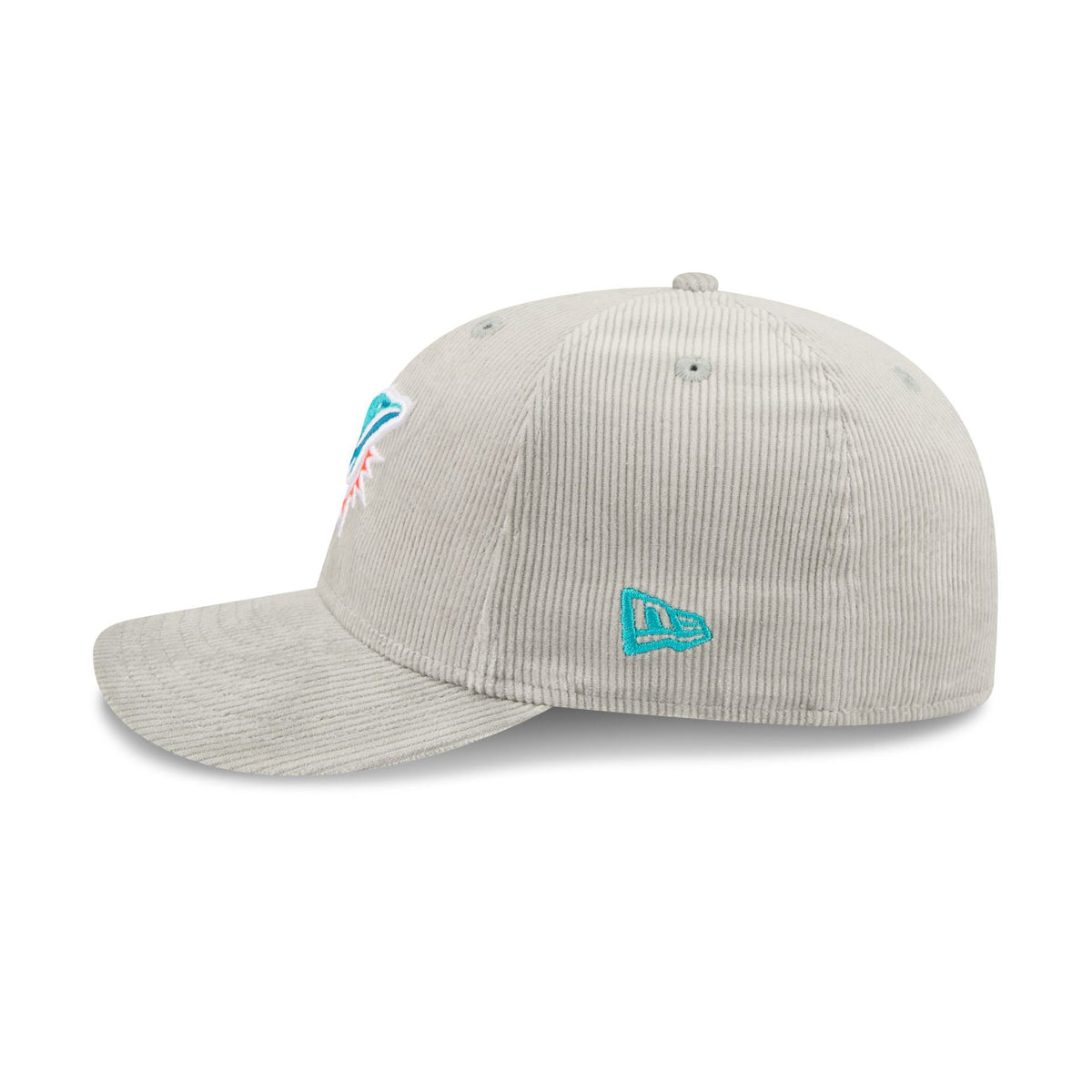 Miami Dolphins Light Gray Corduroy 59FIFTY Fitted Hat