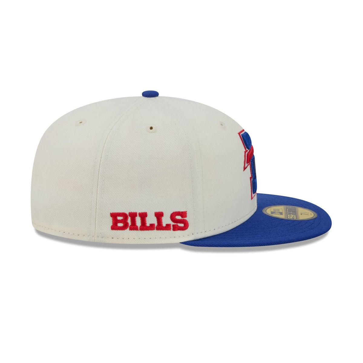 Buffalo Bills Deceptor Chrome White 59FIFTY Fitted Hat