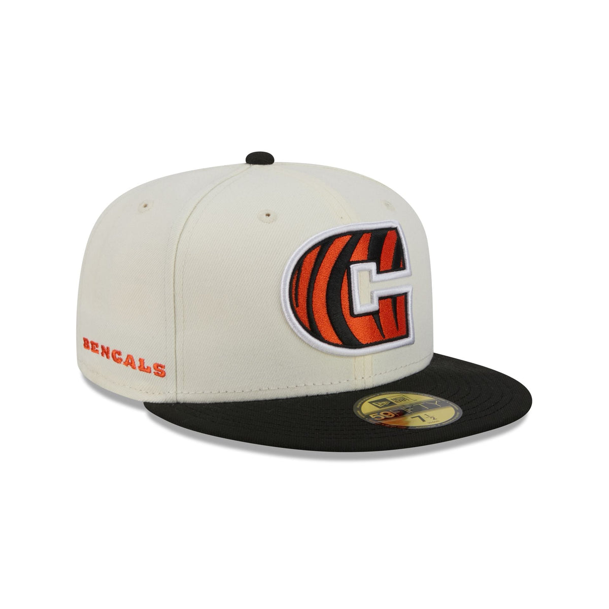 Cincinnati Bengals Deceptor Chrome White 59FIFTY Fitted Hat