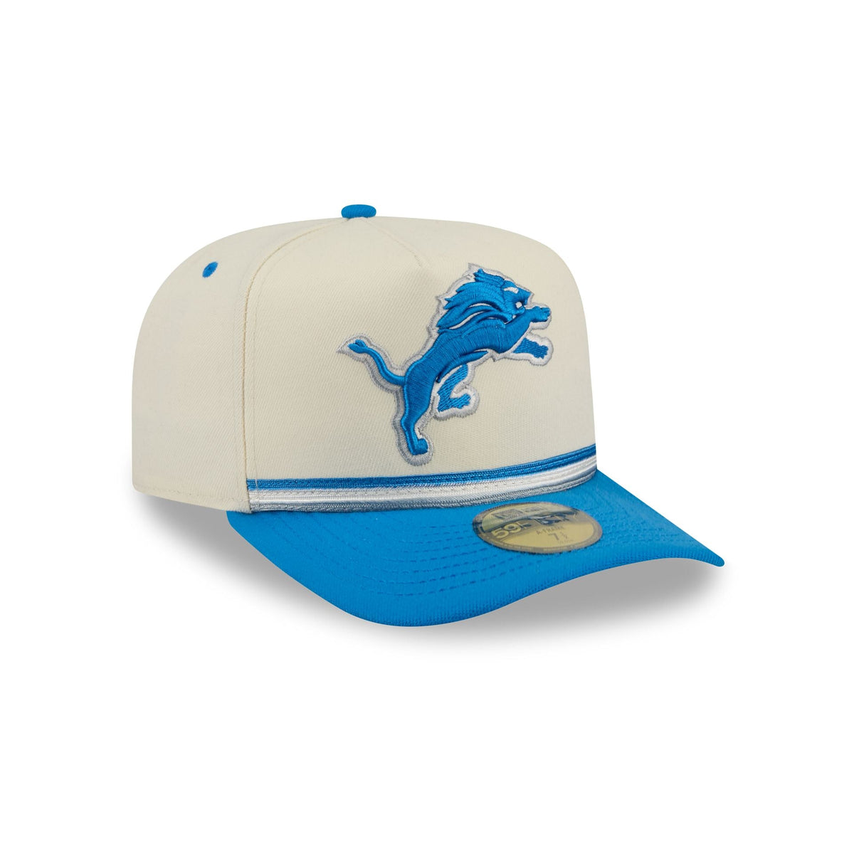 Detroit Lions Vintage Stripe 59FIFTY A-Frame Fitted Hat