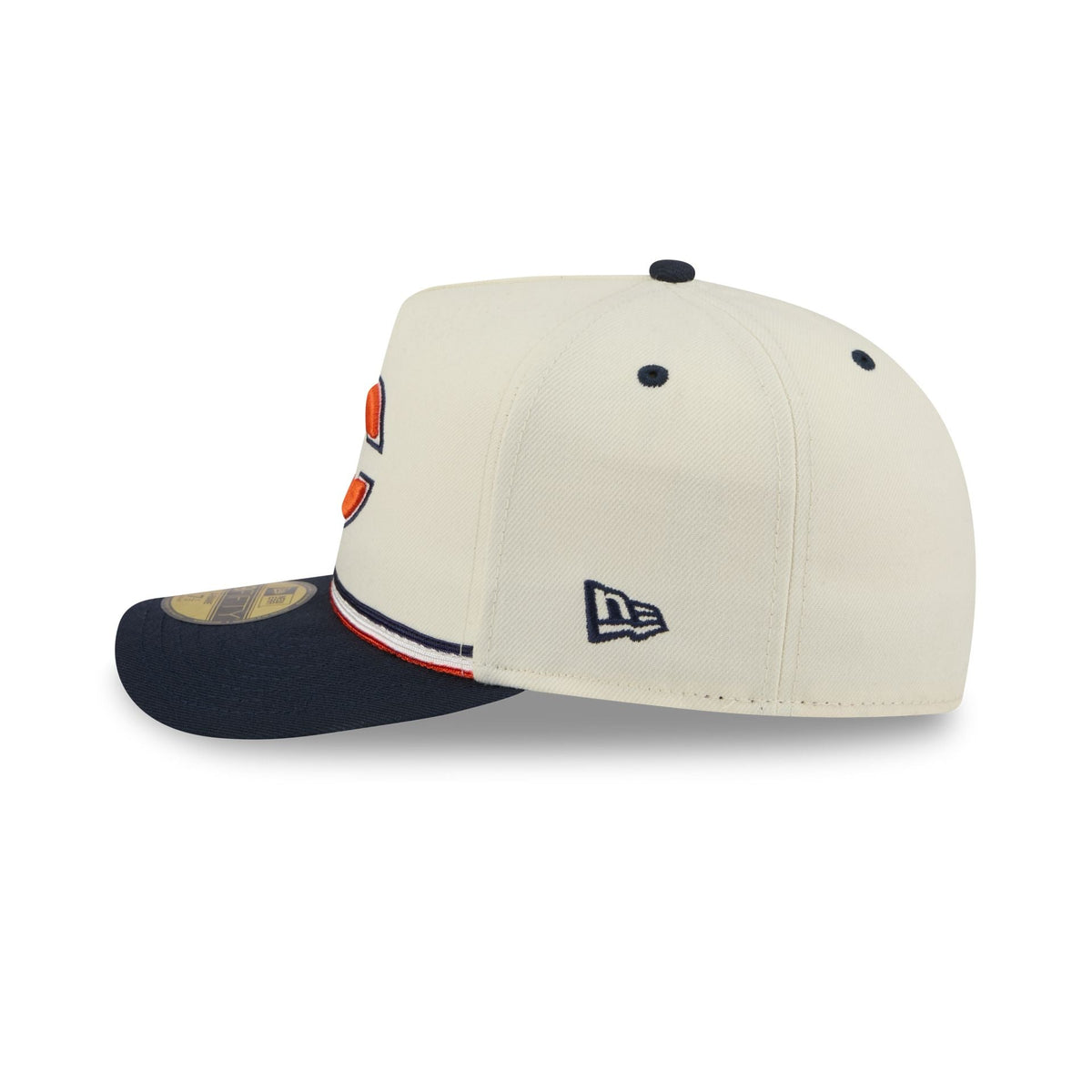 Chicago Bears Vintage Stripe 59FIFTY A-Frame Fitted Hat