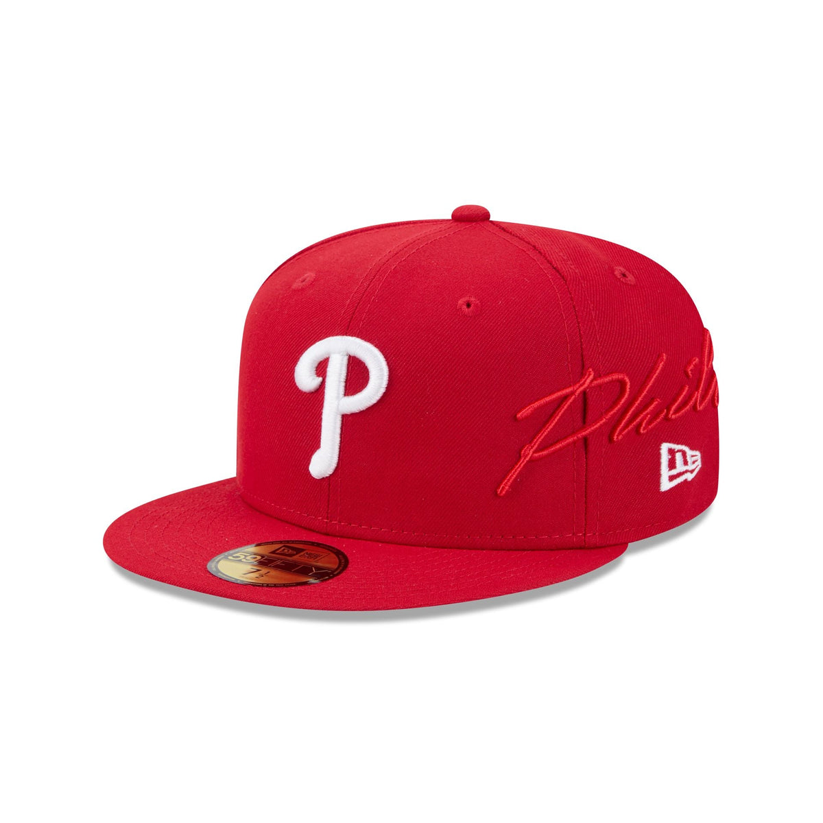 Philadelphia Phillies Side Script 59FIFTY Fitted Hat