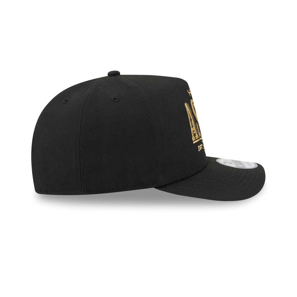 Houston Astros Gold Laurel Black 9FIFTY A-Frame Snapback Hat