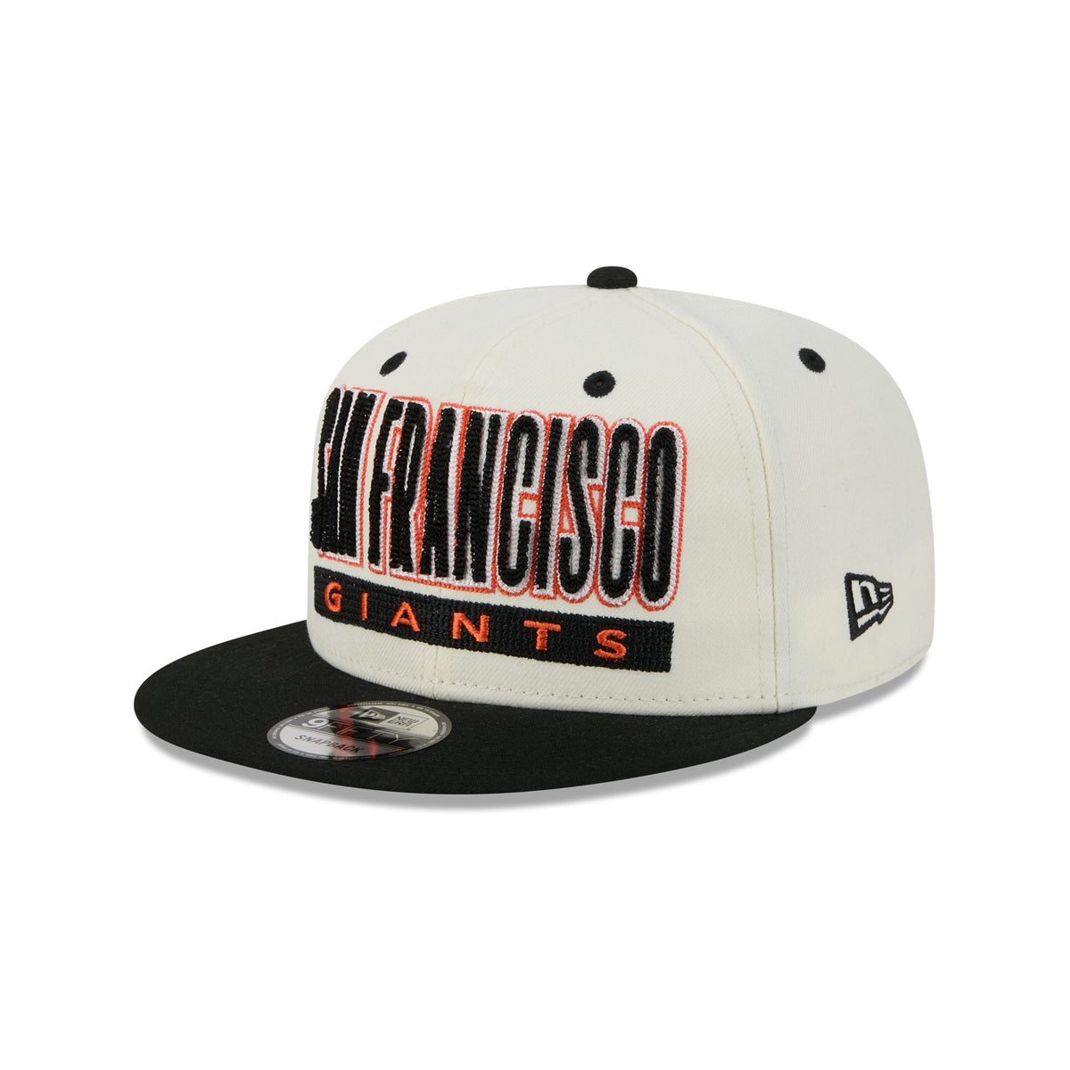 San Francisco Giants Classic Stacked Chrome 9FIFTY Snapback Hat