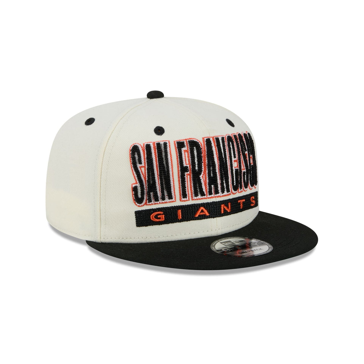 San Francisco Giants Classic Stacked Chrome 9FIFTY Snapback Hat