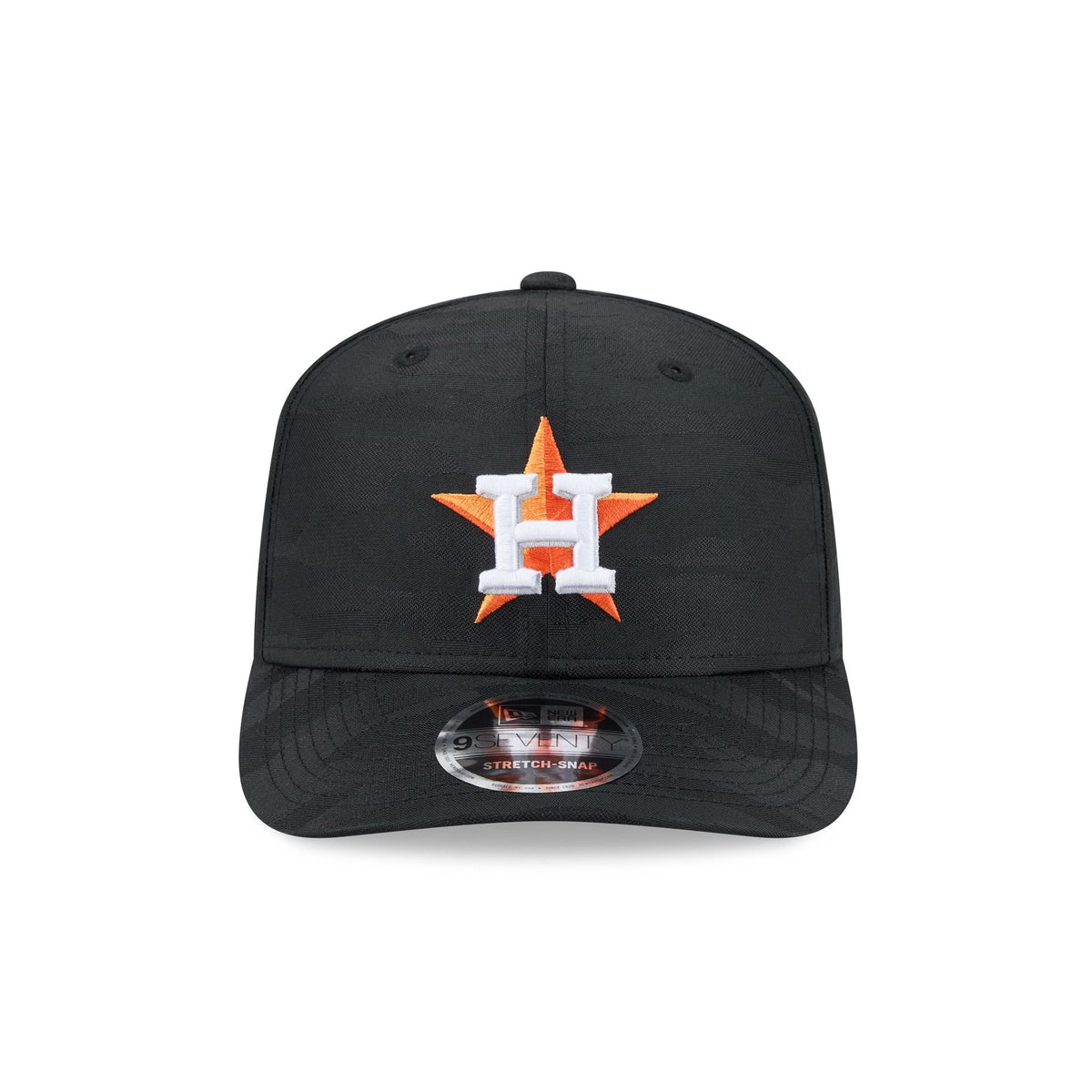 Houston Astros Black Camo Performance 9SEVENTY Stretch-Snap Hat