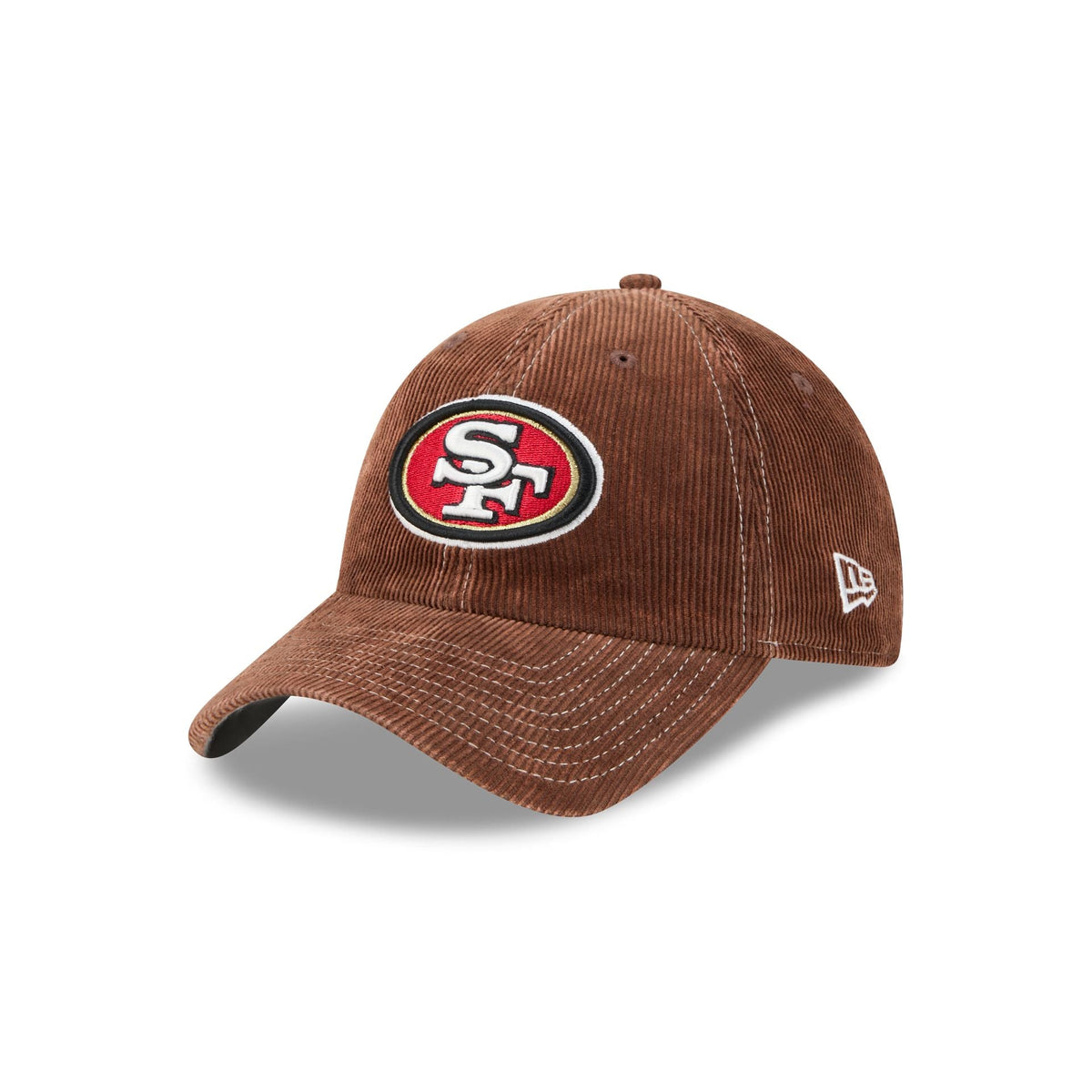 San Francisco 49ers Washed Brown Corduroy Casual Classic Adjustable Hat