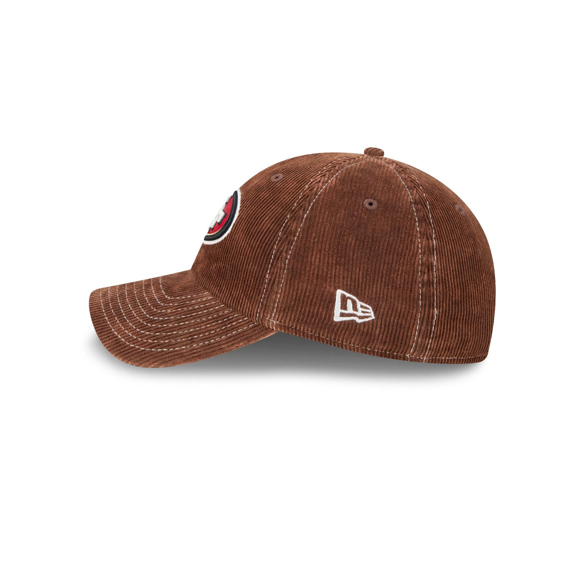 San Francisco 49ers Washed Brown Corduroy Casual Classic Adjustable Hat