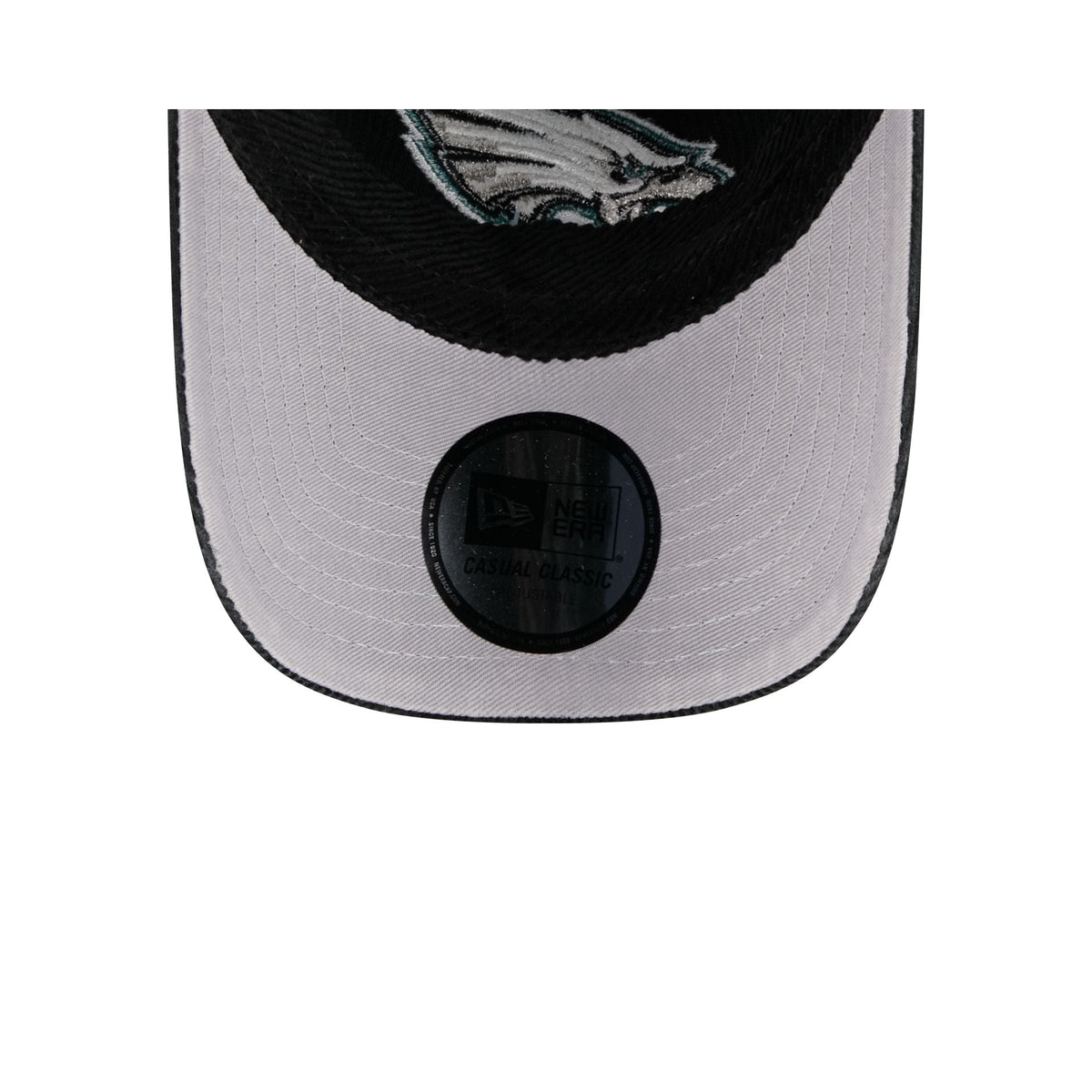 Philadelphia Eagles Washed Black Corduroy Casual Classic Adjustable Hat