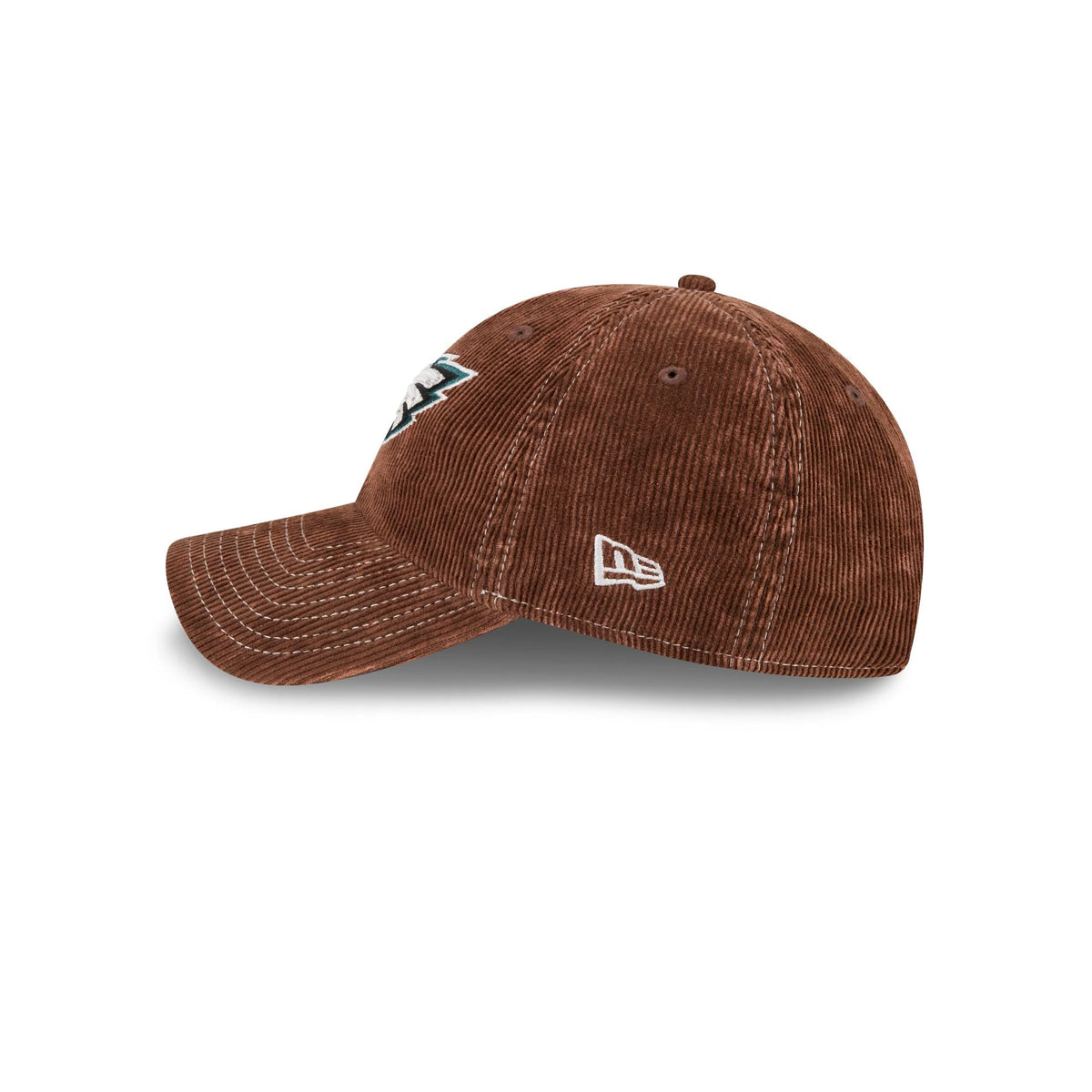 Philadelphia Eagles Washed Brown Corduroy Casual Classic Adjustable Hat