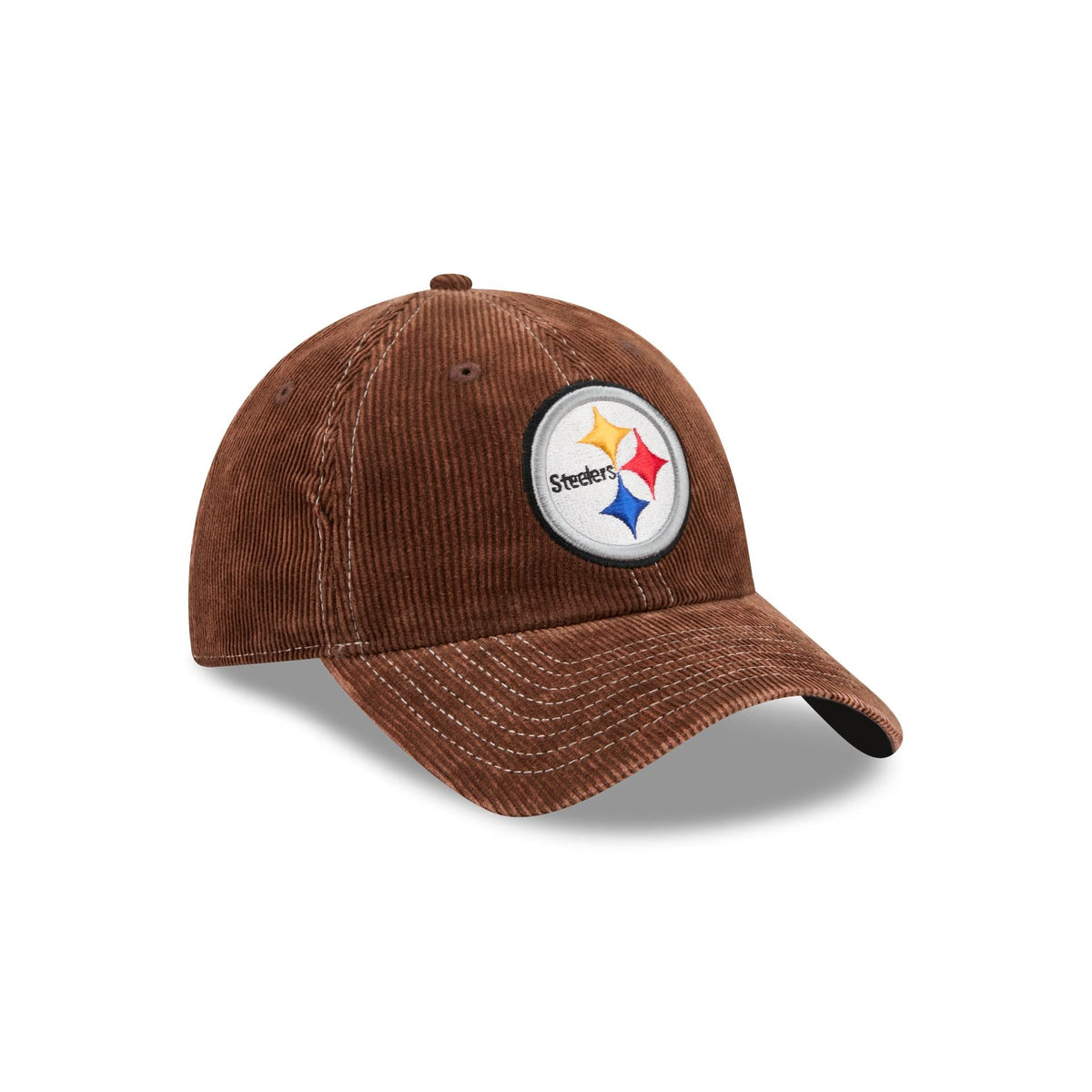 Pittsburgh Steelers Washed Brown Corduroy Casual Classic Adjustable Hat