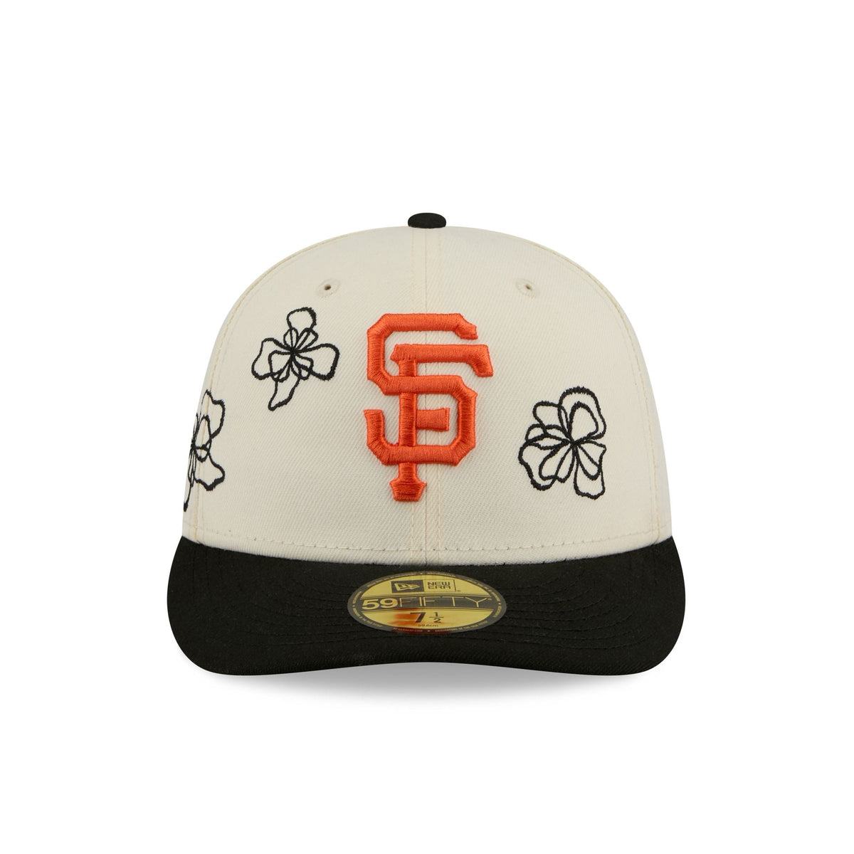 San Francisco Giants Floral Outline 59FIFTY Fitted Hat