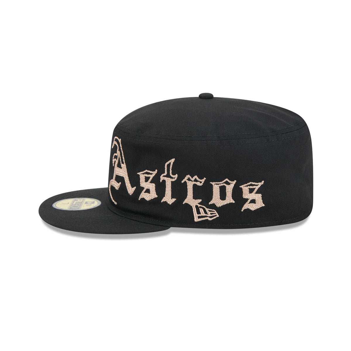 Houston Astros Gothic Lettering Pillbox Hat