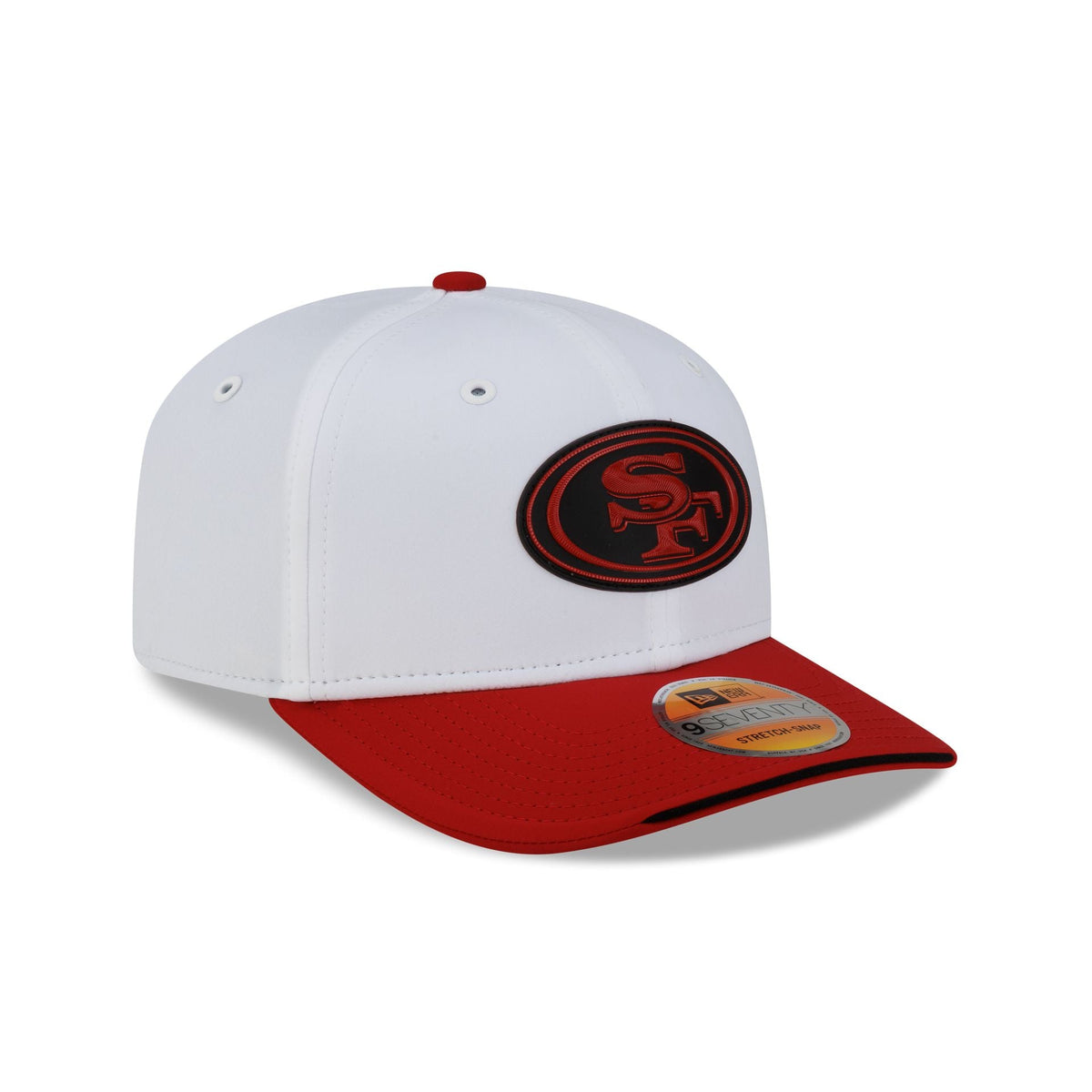 San Francisco 49ers 2026 Sideline White 9SEVENTY Stretch-Snap Hat