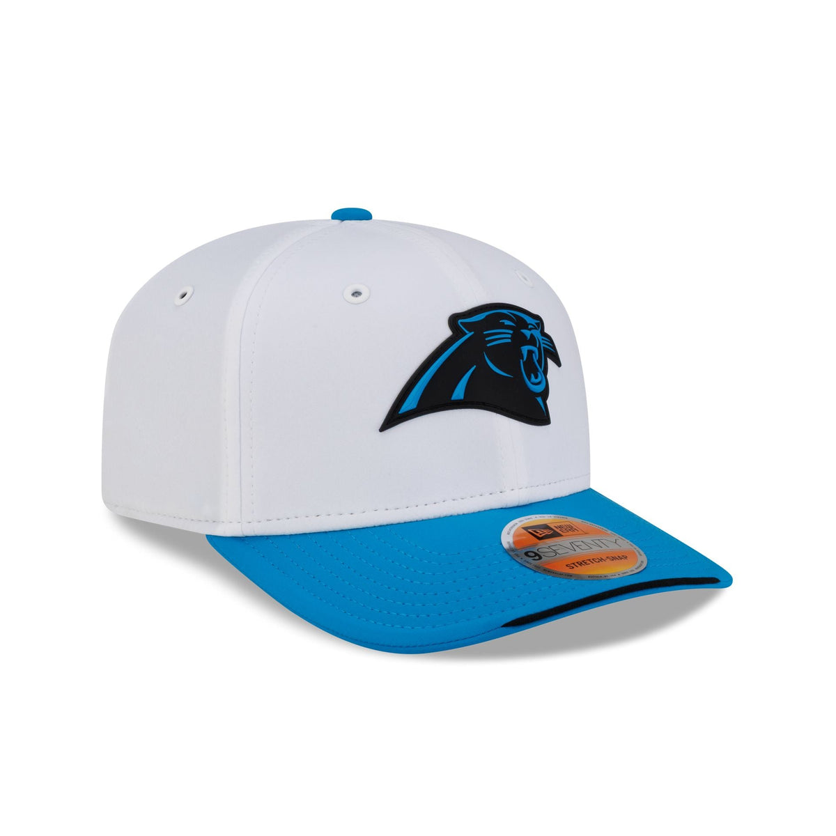 Carolina Panthers 2026 Sideline White 9SEVENTY Stretch-Snap Hat