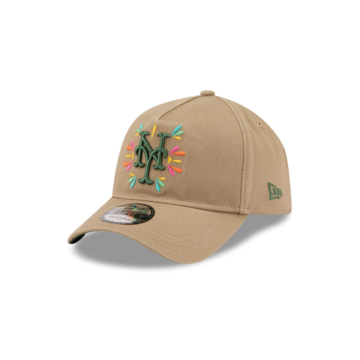 New York Mets Vibrant Festivities 9FORTY A-Frame Snapback Hat