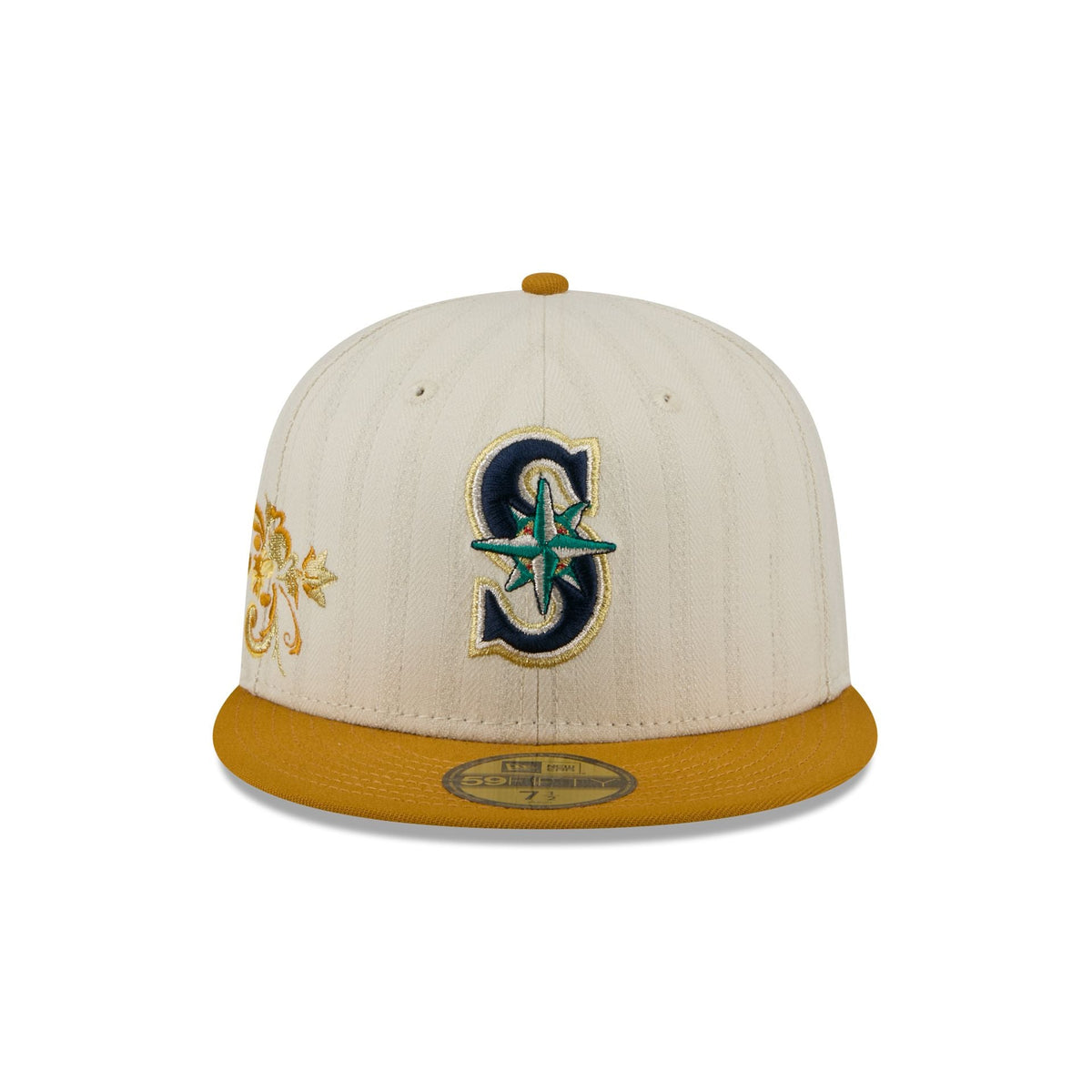 Seattle Mariners Chrome Herringbone 59FIFTY Fitted Hat