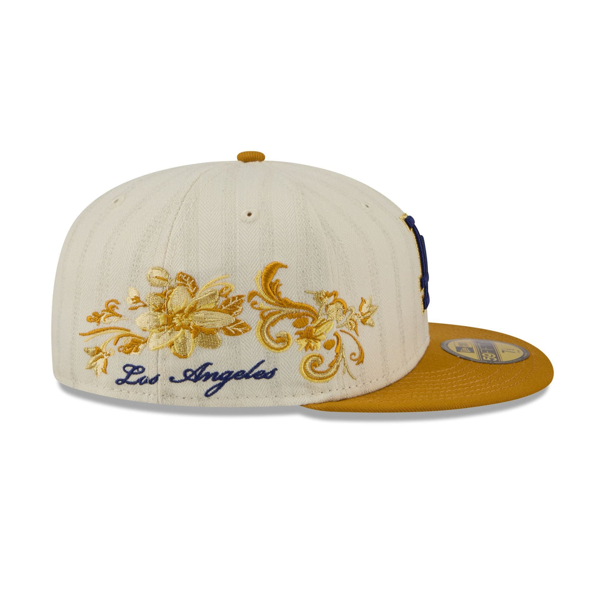 Los Angeles Dodgers Chrome Herringbone 59FIFTY Fitted Hat