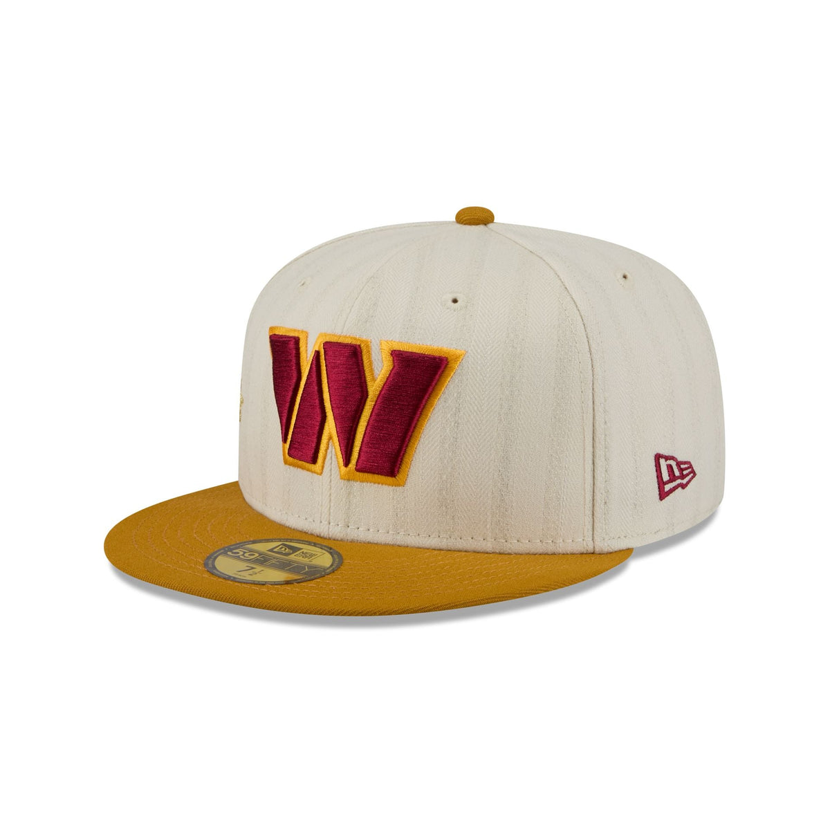 Washington Commanders Chrome Herringbone 59FIFTY Fitted Hat