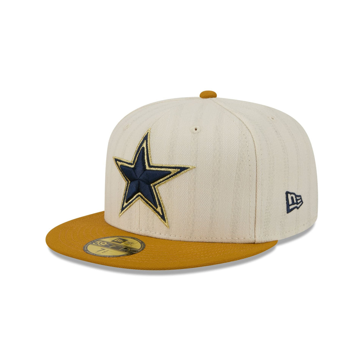 Dallas Cowboys Chrome Herringbone 59FIFTY Fitted Hat