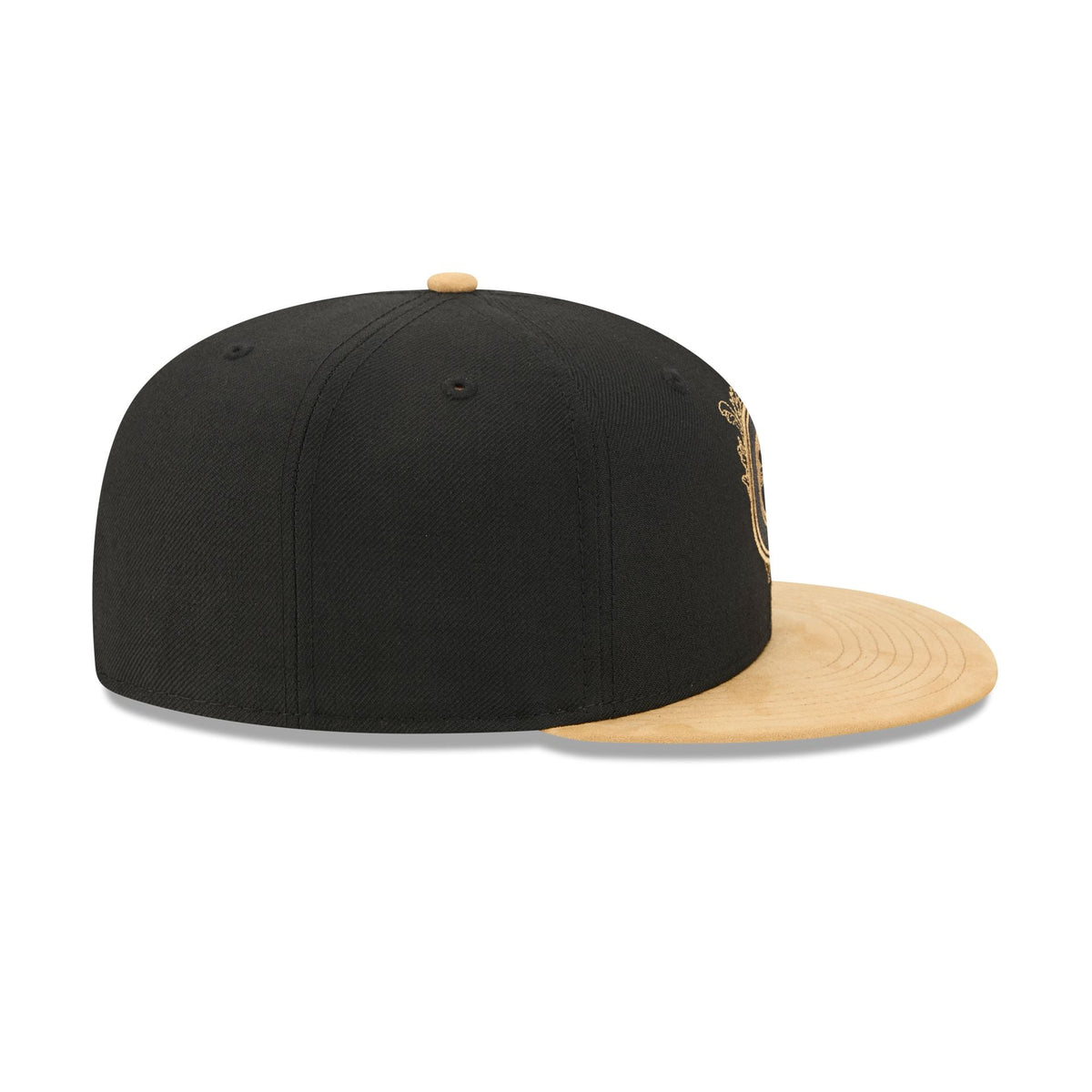 Chicago Cubs Black Wool 59FIFTY Fitted Hat