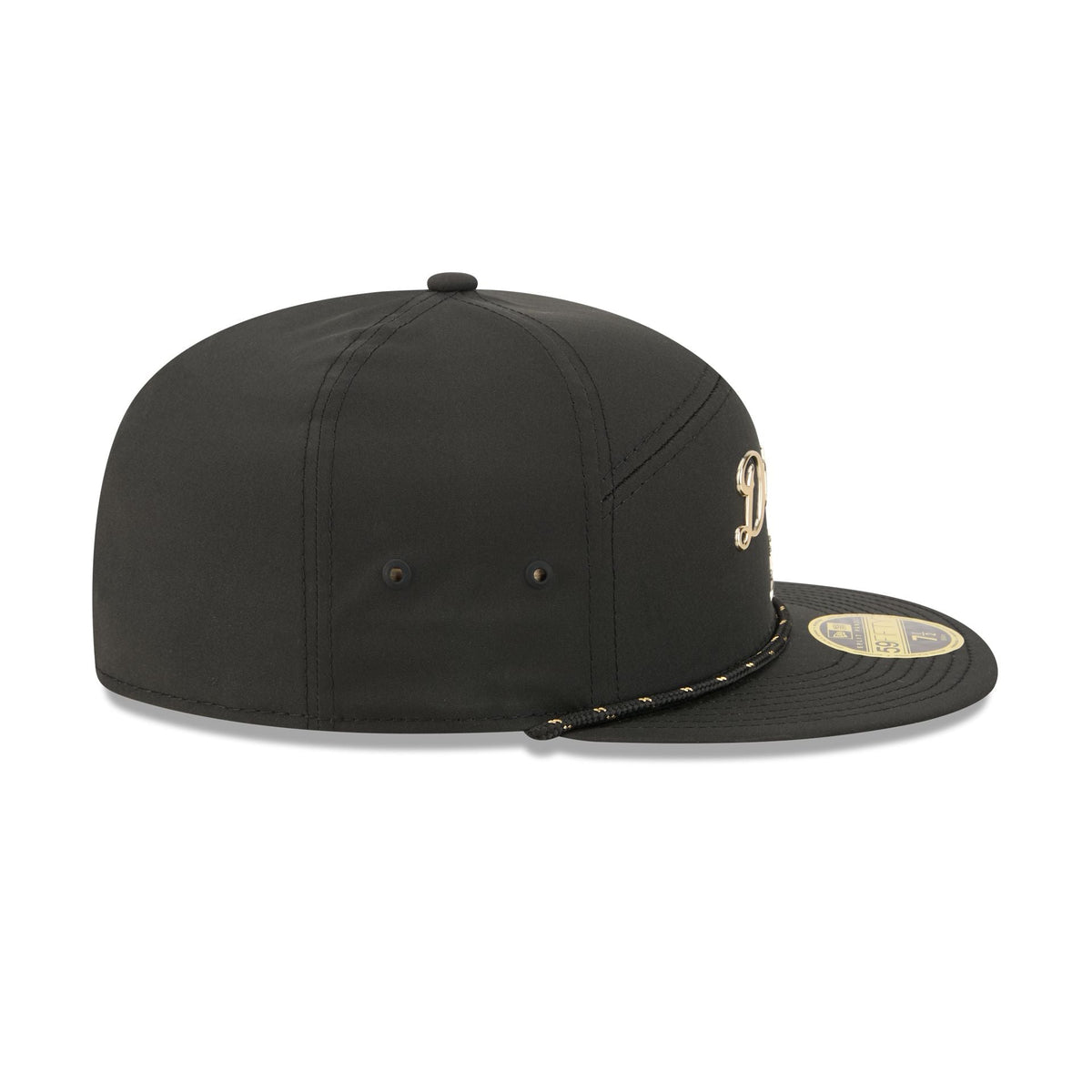 Detroit Tigers Gold Logo Rope Split Panel 59FIFTY Fitted Hat