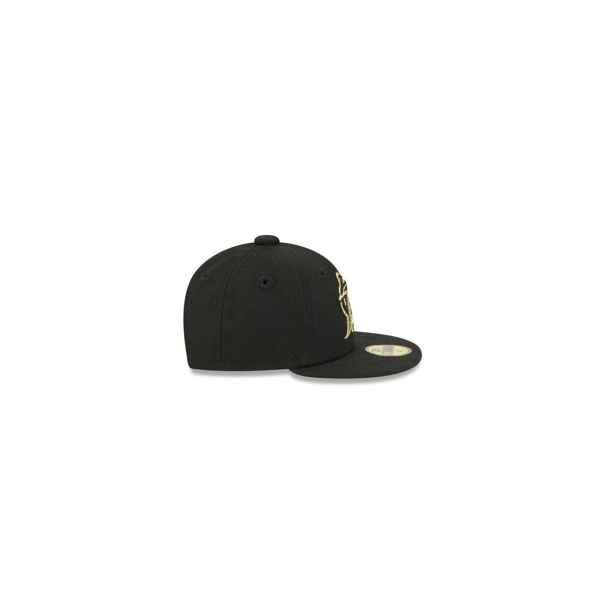 Miami Marlins Gold Logo Mini 59FIFTY Fitted Hat