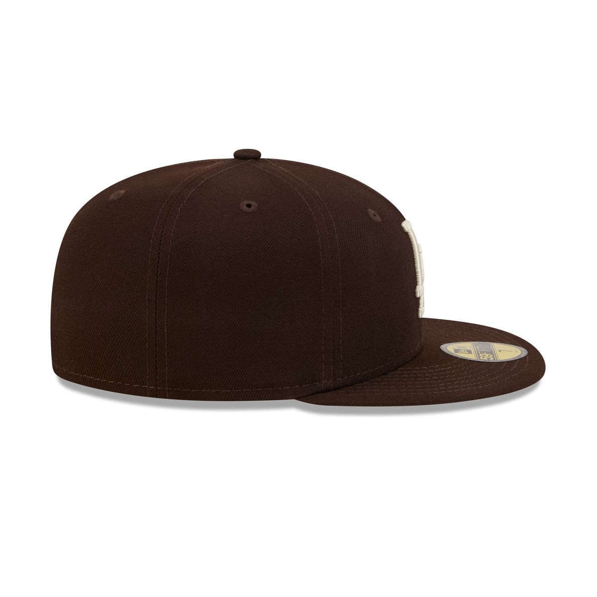 Los Angeles Dodgers Brown Basic 59FIFTY Fitted Hat