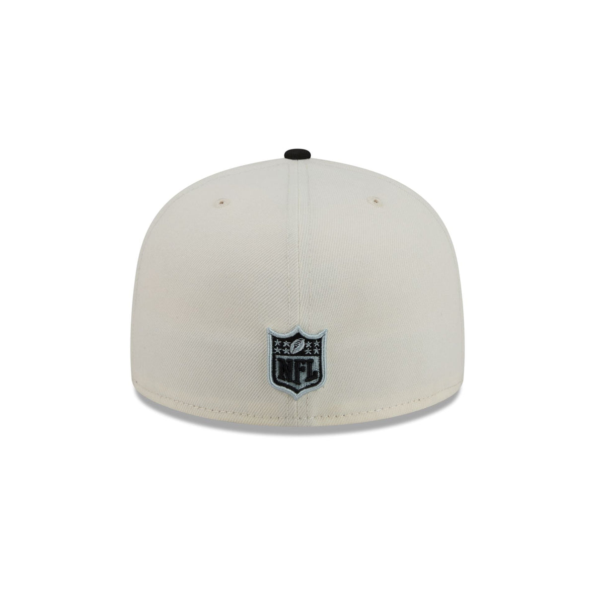 Las Vegas Raiders Chrome White Basic 59FIFTY Fitted Hat