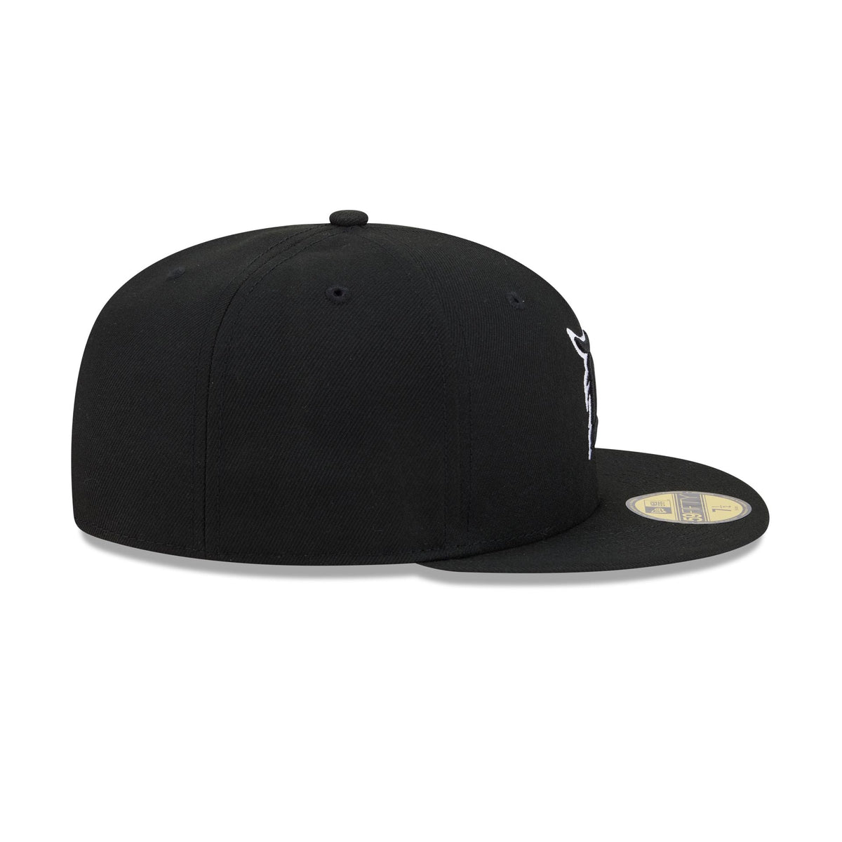 Detroit Tigers Black and White Basic 59FIFTY Fitted Hat