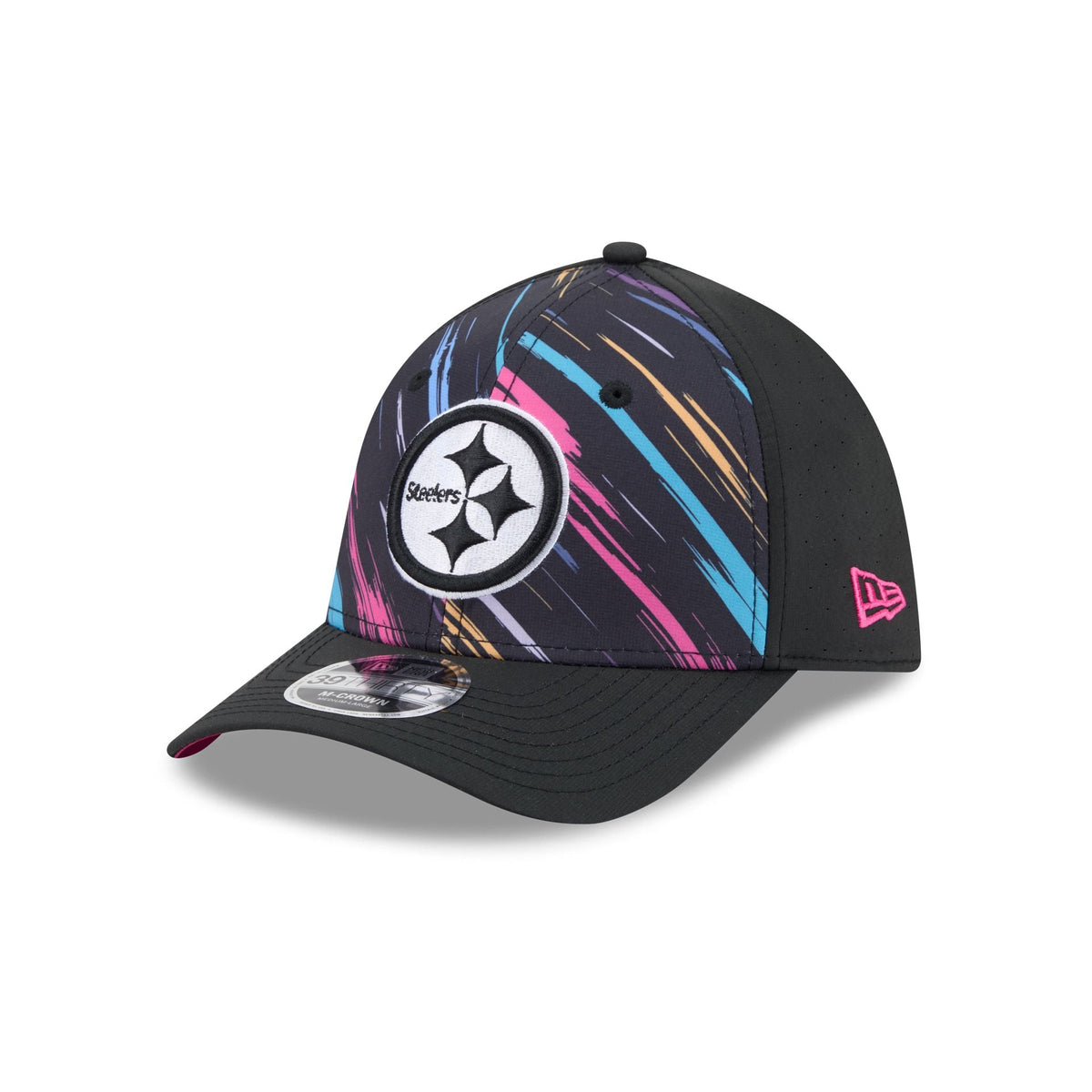 Pittsburgh Steelers 2026 Crucial Catch 39THIRTY M-Crown Stretch Fit Hat