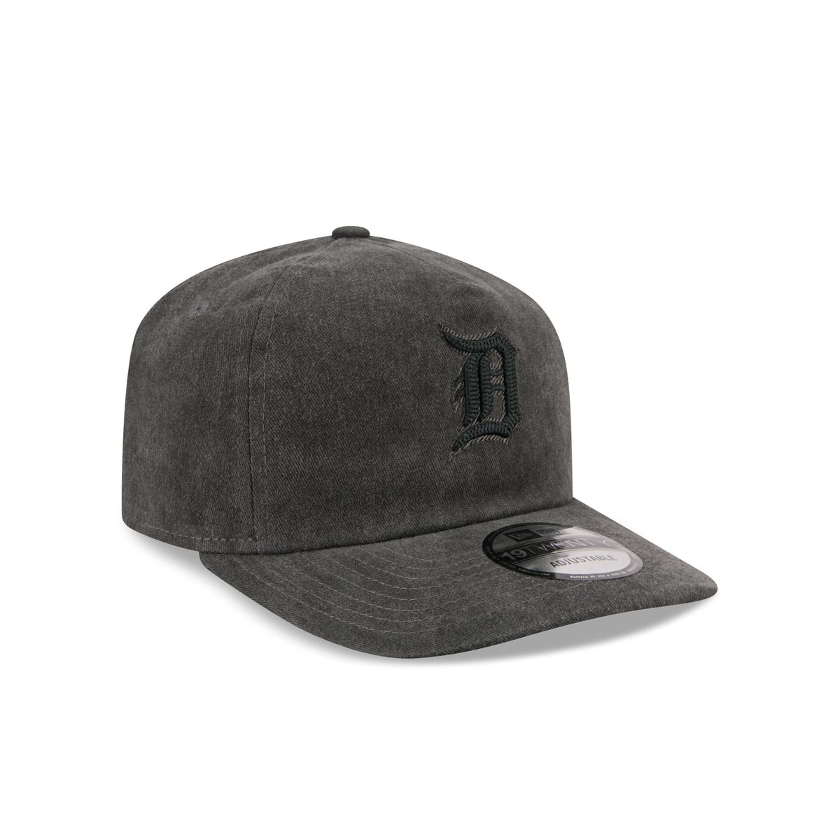 Detroit Tigers Black Pigment Dye 19TWENTY Snapback Hat