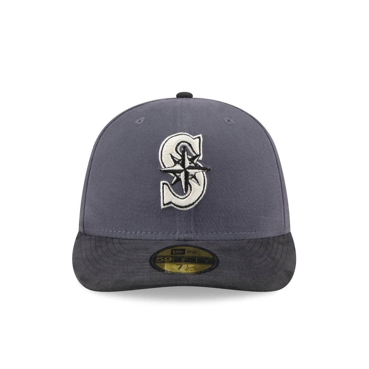 Seattle Mariners Graphite Twill 59FIFTY Fitted Hat