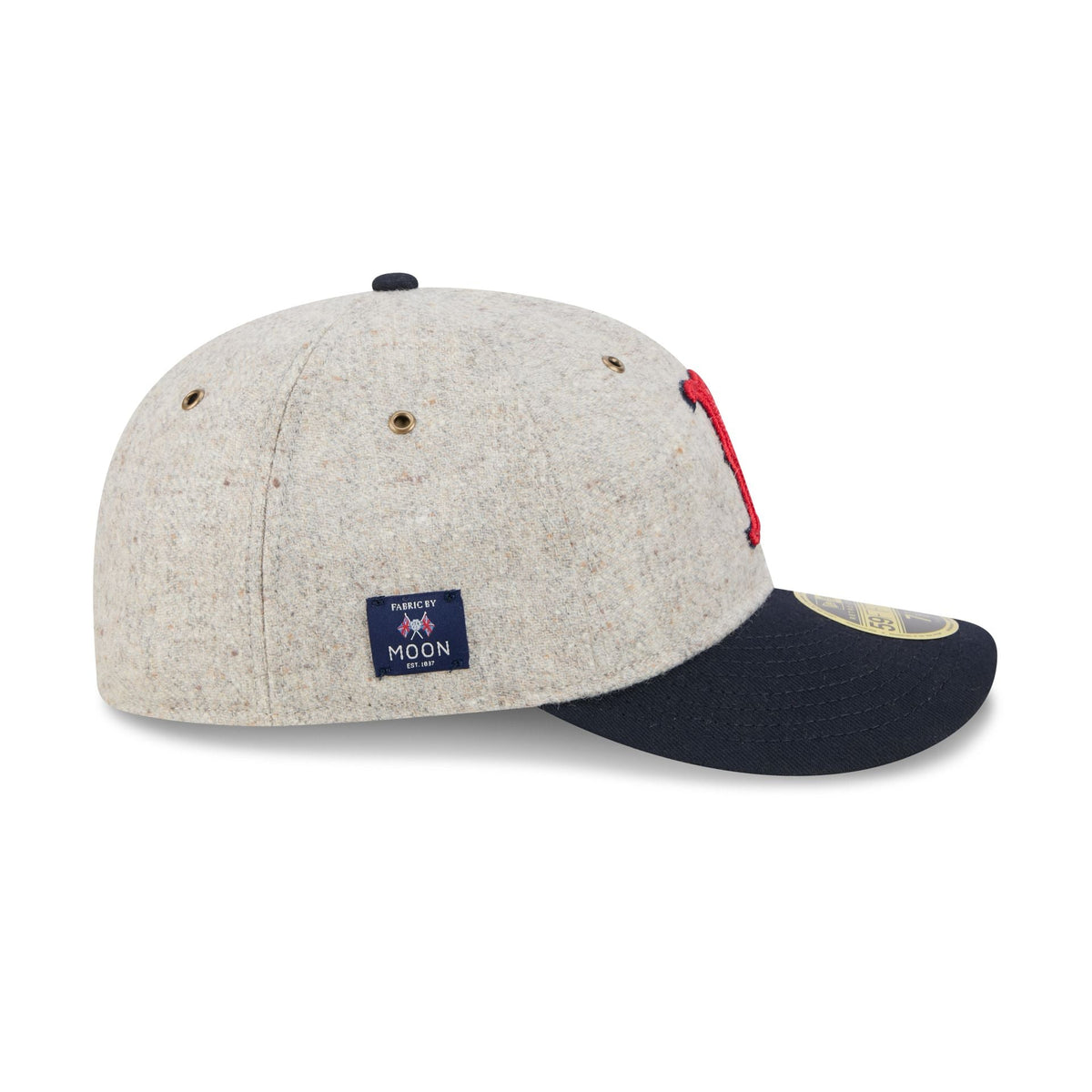 Boston Red Sox Moon Herringbone Retro Crown 59FIFTY Fitted Hat