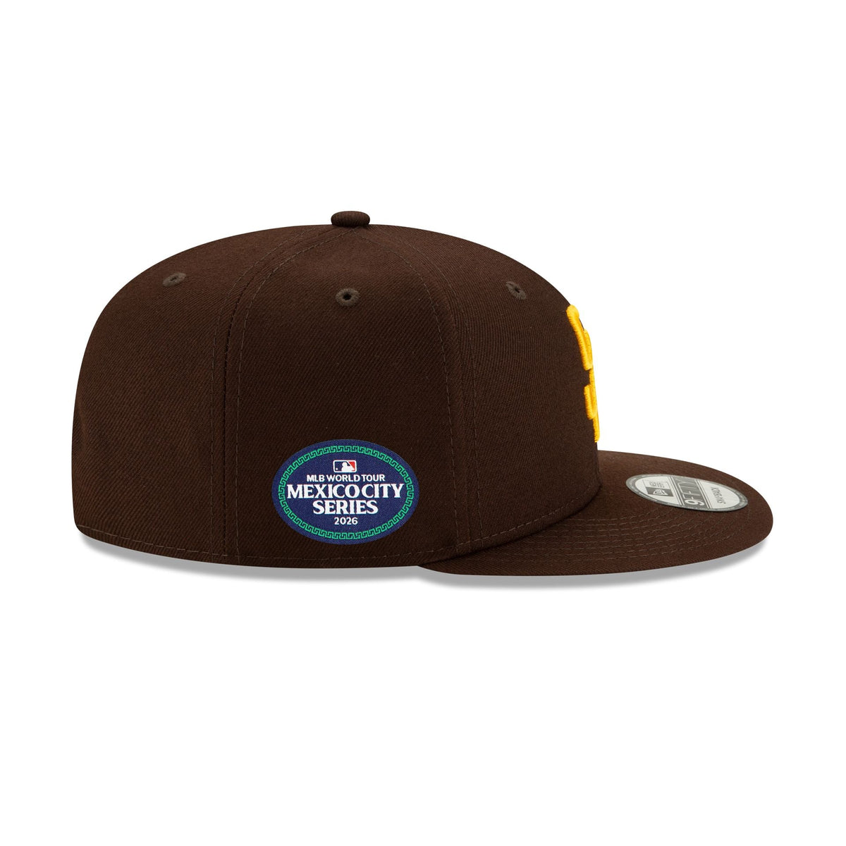 San Diego Padres 2026 MLB World Tour Mexico City Series Sidepatch 9FIFTY Snapback Hat